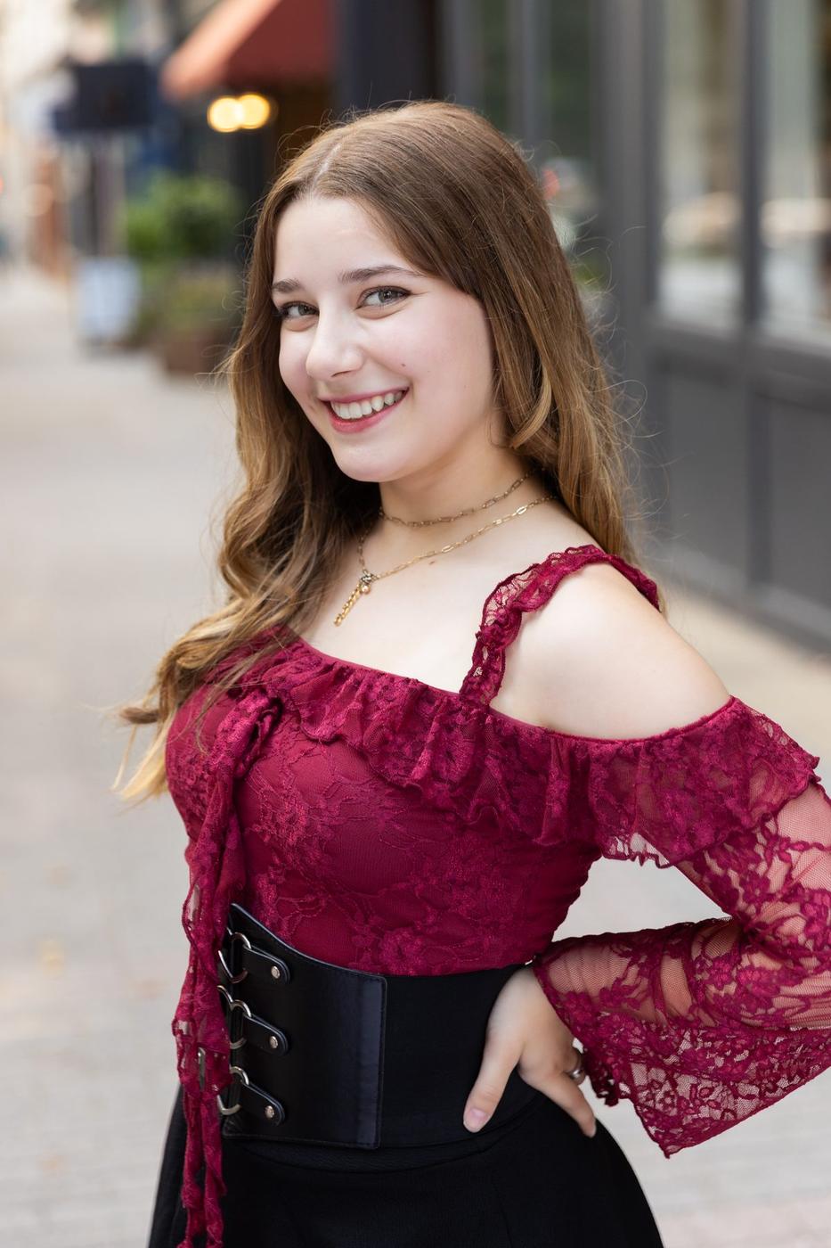 Ariella Sinclair portrait, warm smile